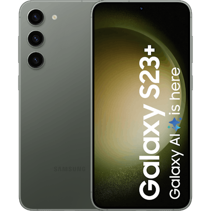 Samsung Galaxy S23 Plus 5G Green - Voorkant & achterkant