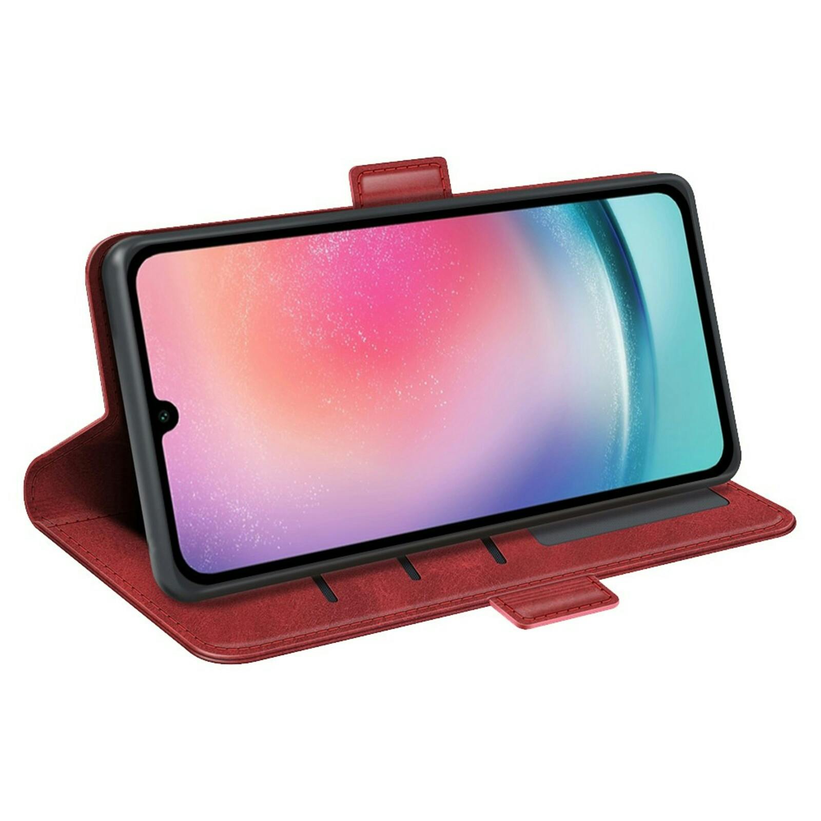 Comfycase Samsung Galaxy A16 Bookcase Hoesje Rood