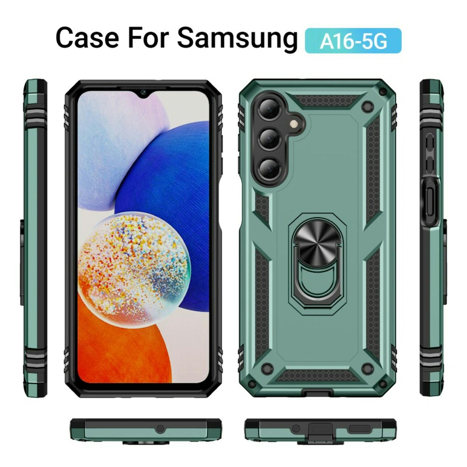 CaseBody Samsung Galaxy A16 Shield Case Groen