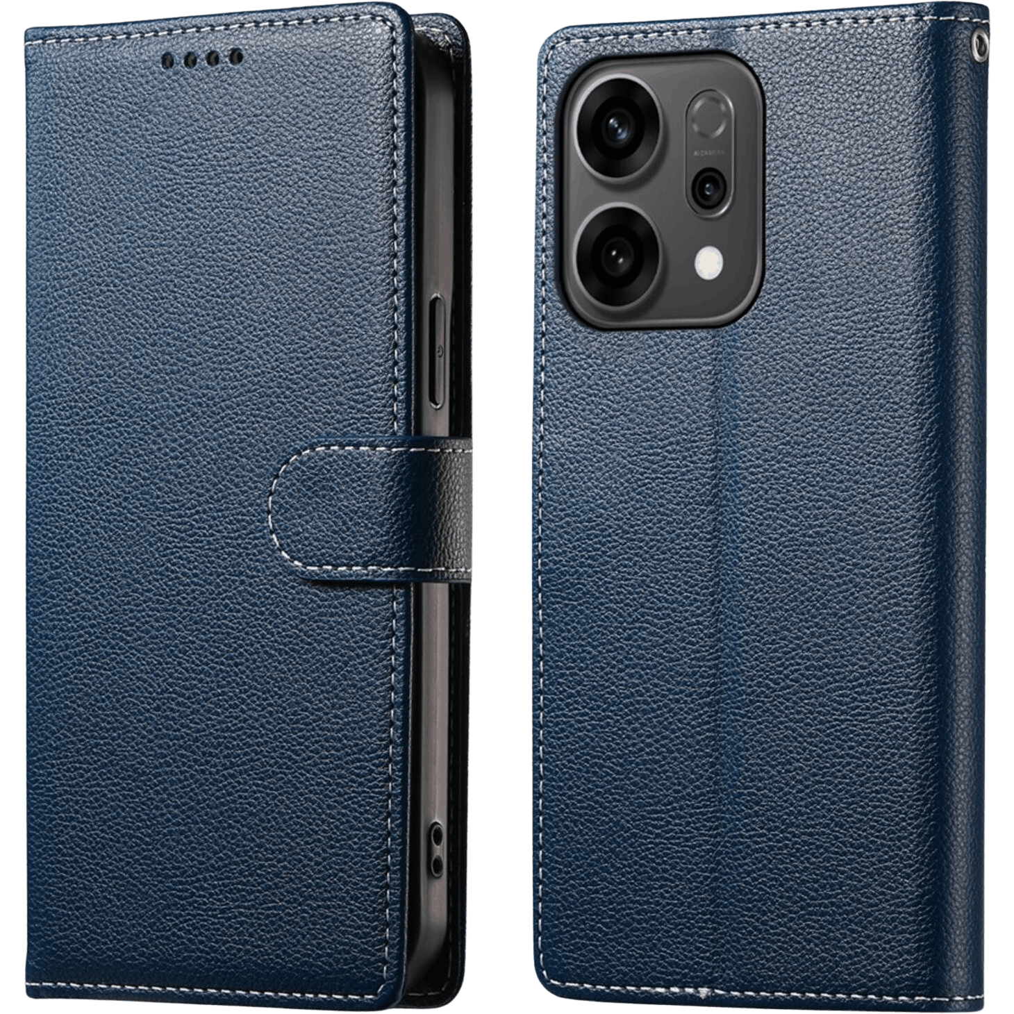 Mocaa Oppo Reno14 F 5G Slim-Fit Bookcase Blauw