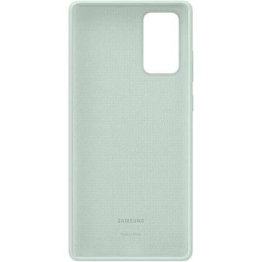 Samsung Galaxy Note 20 Siliconen Hoesje Mint Groen