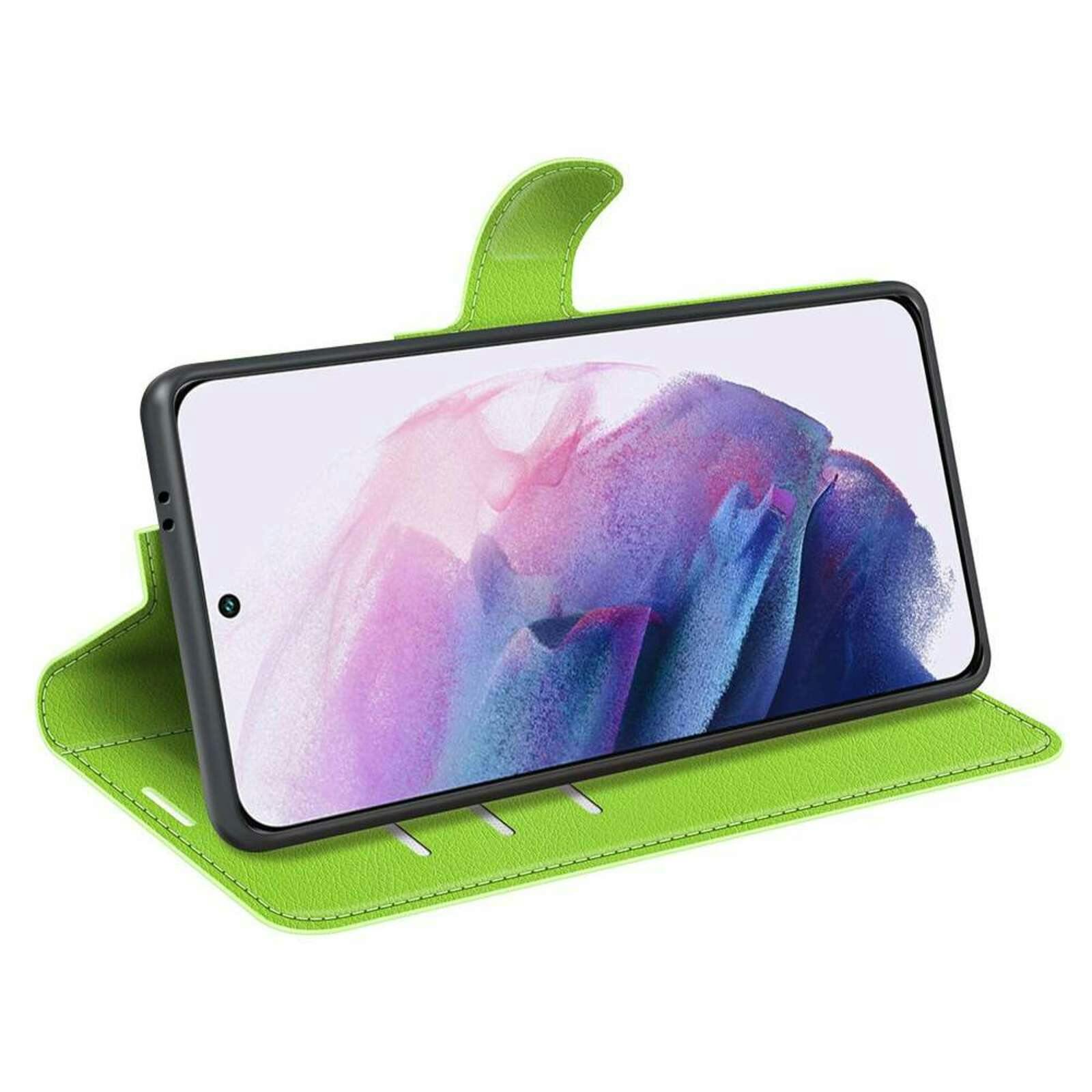 Just in Case Galaxy S22 Plus TPU Portemonnee Hoesje Green