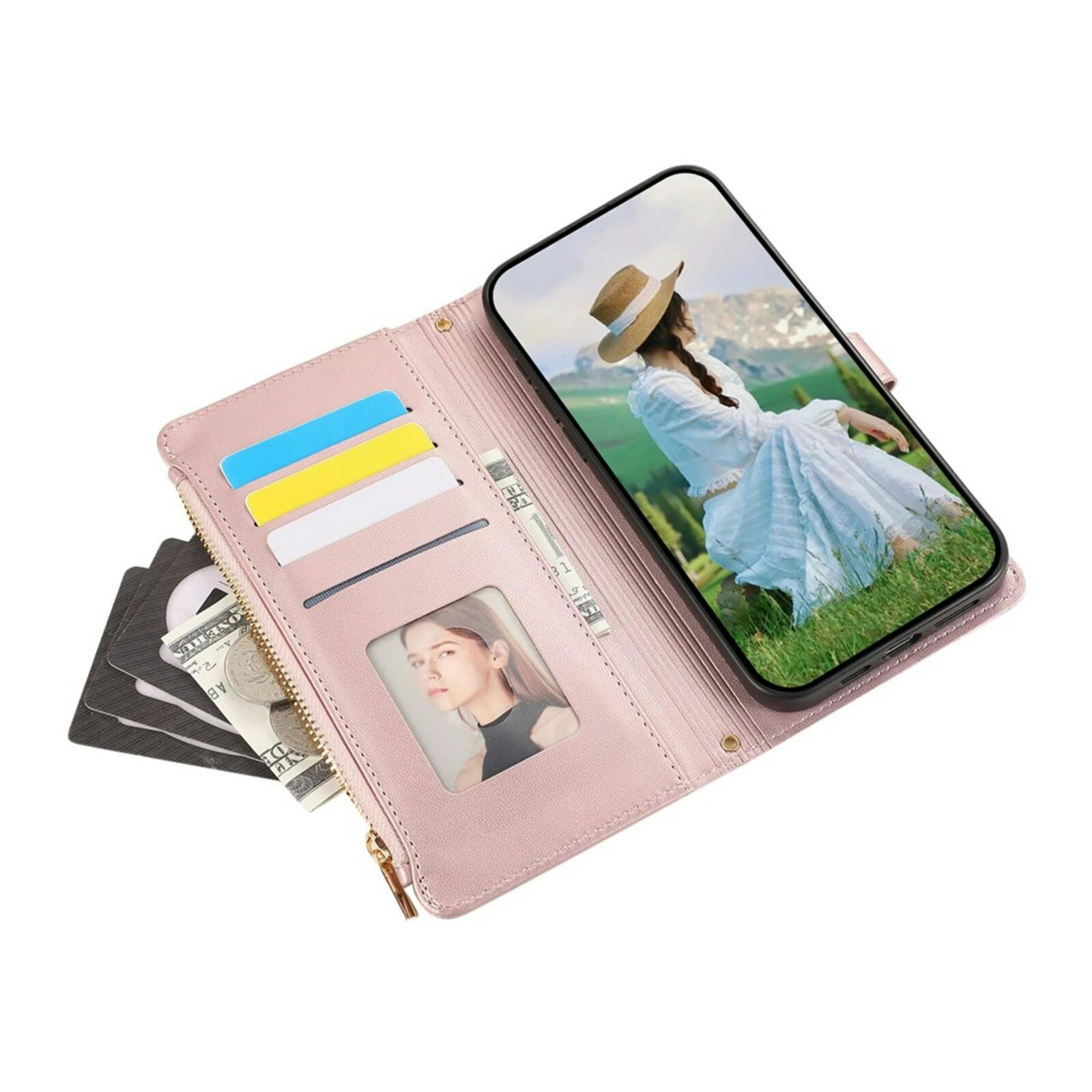 TwoTone Samsung Galaxy A57 Wallet Hoesje Roze