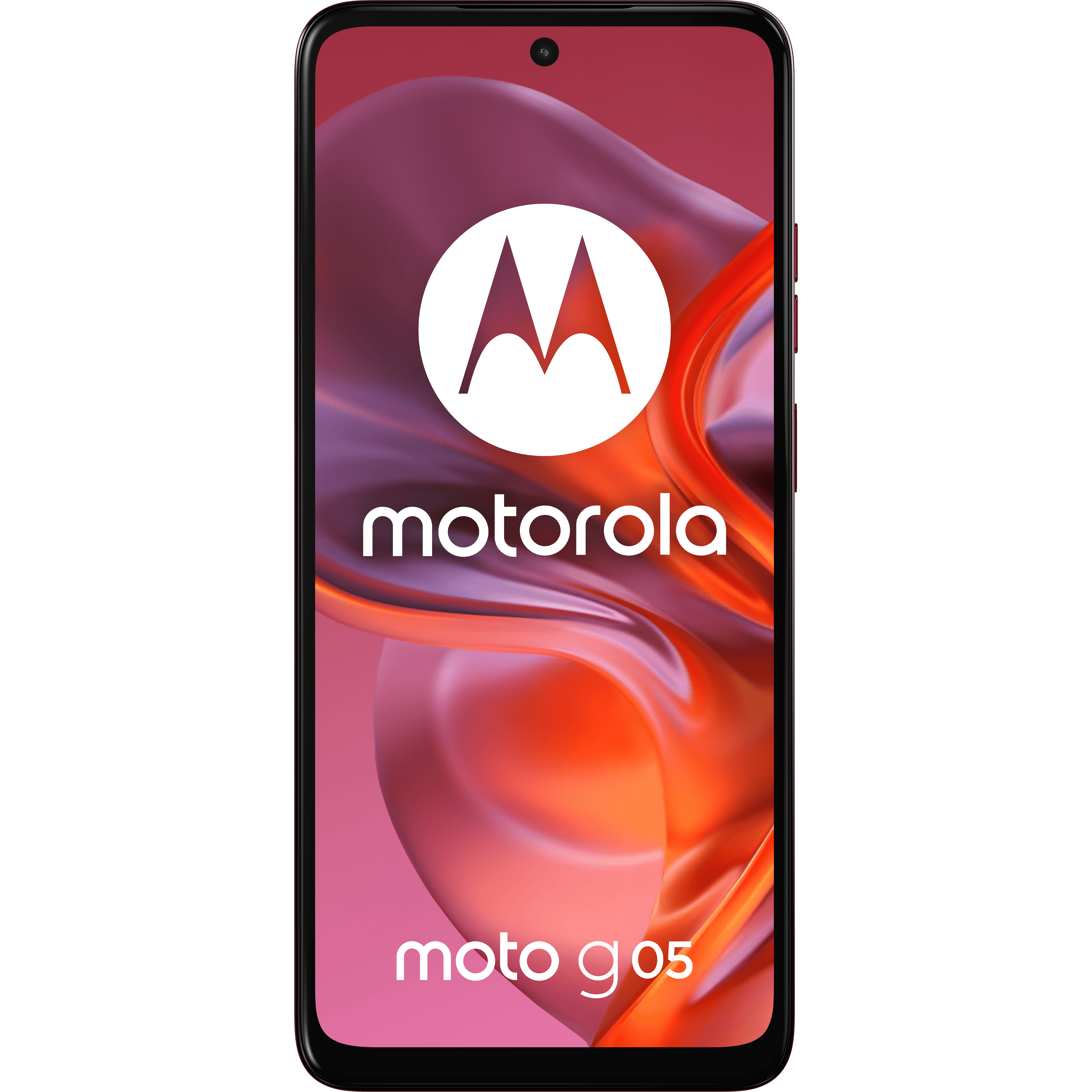 Motorola Moto G05 Plum Red - Voorkant