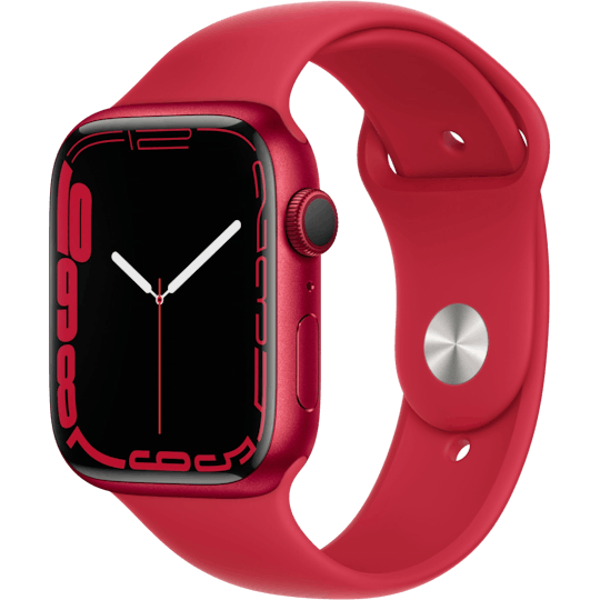 Apple Watch Series 7 45mm Red - Voorkant