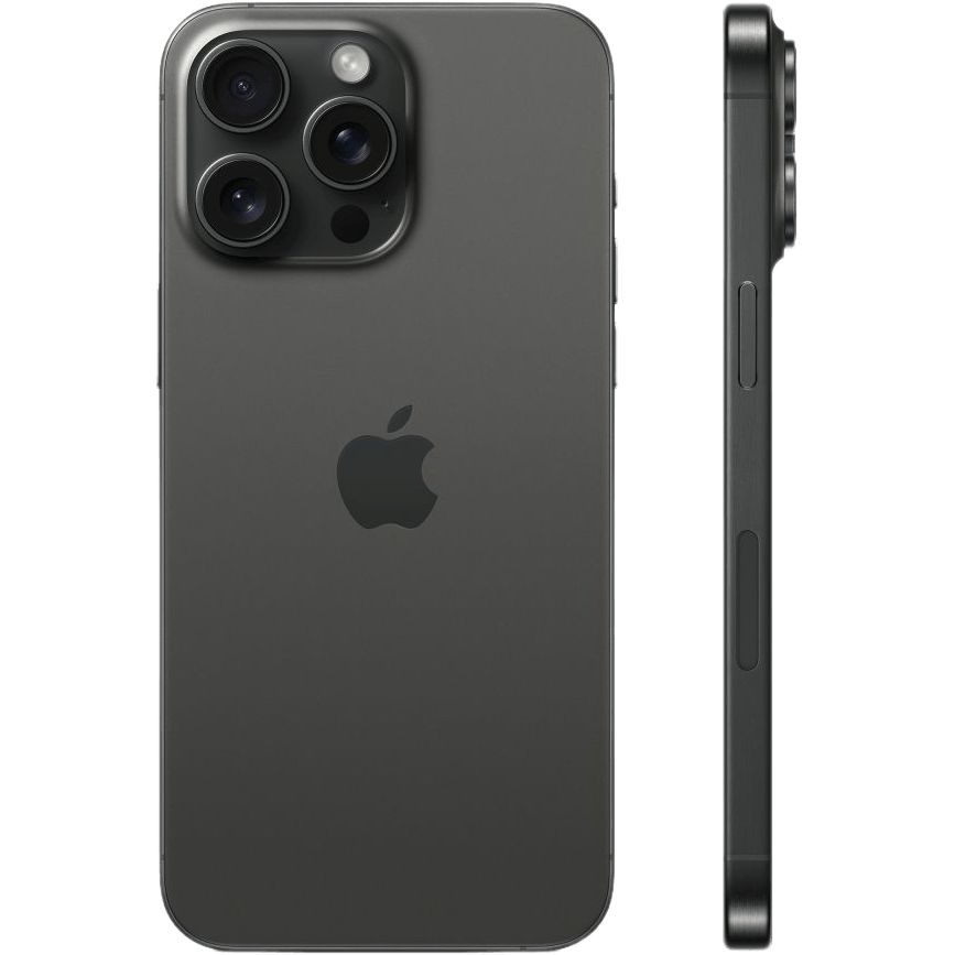 Apple iPhone 15 Pro Max Black titanium - Voorkant