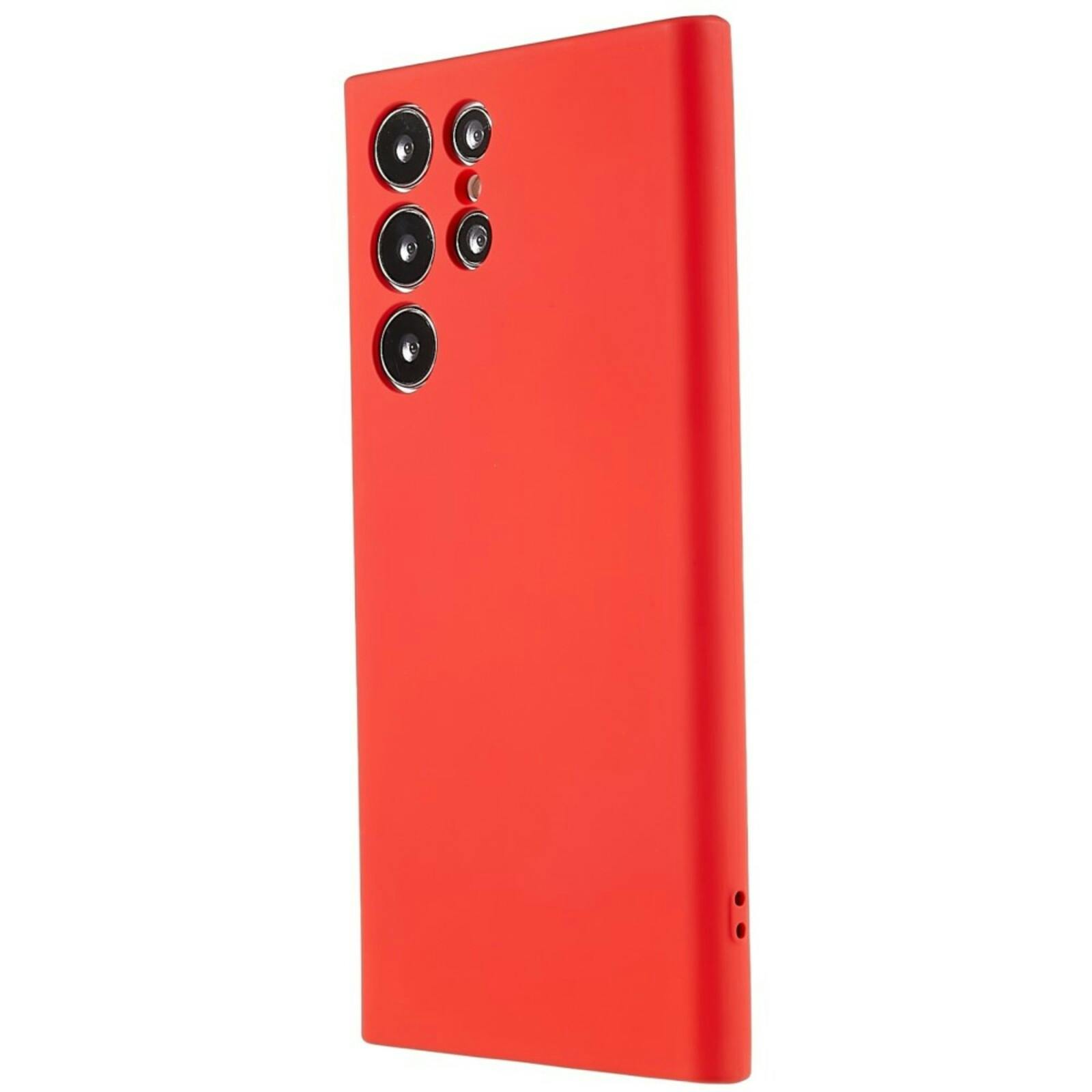 Mocaa Samsung Galaxy S24 Ultra Hoesje Rood