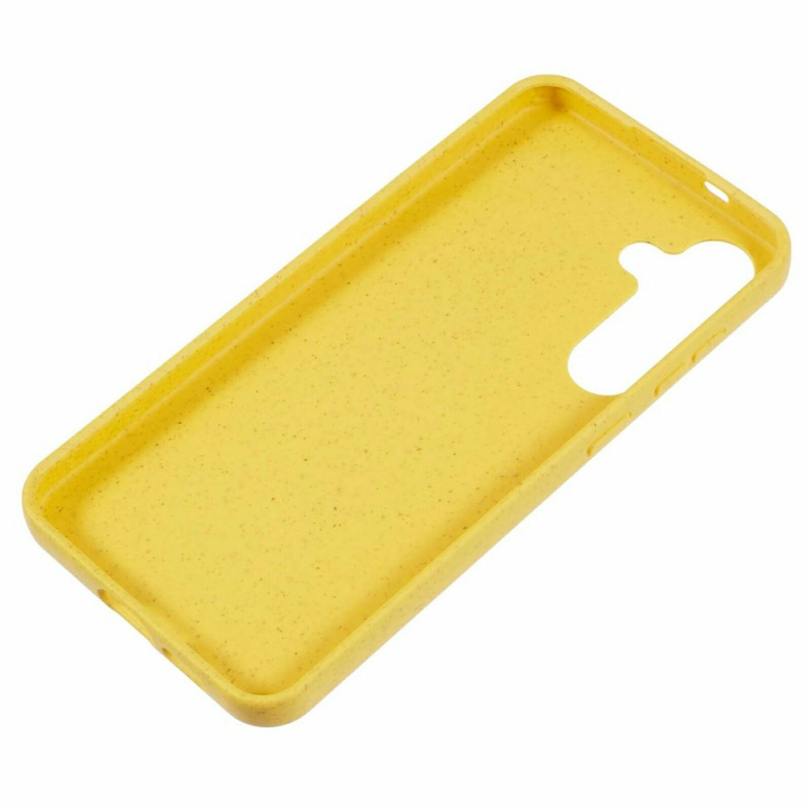 Mocaa Samsung Galaxy S26 Bio Beschermhoesje Geel