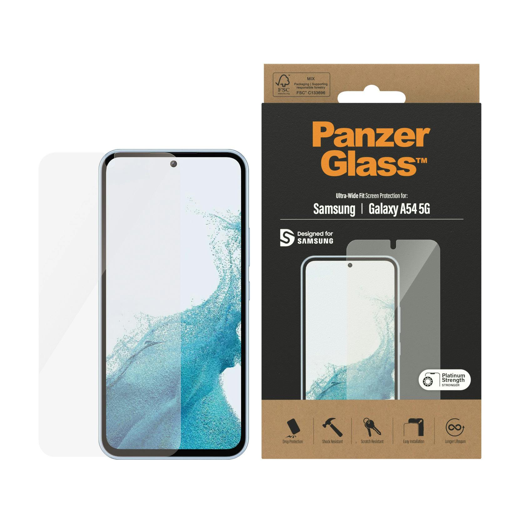 PanzerGlass Samsung Galaxy A54 Screenprotector Transparant