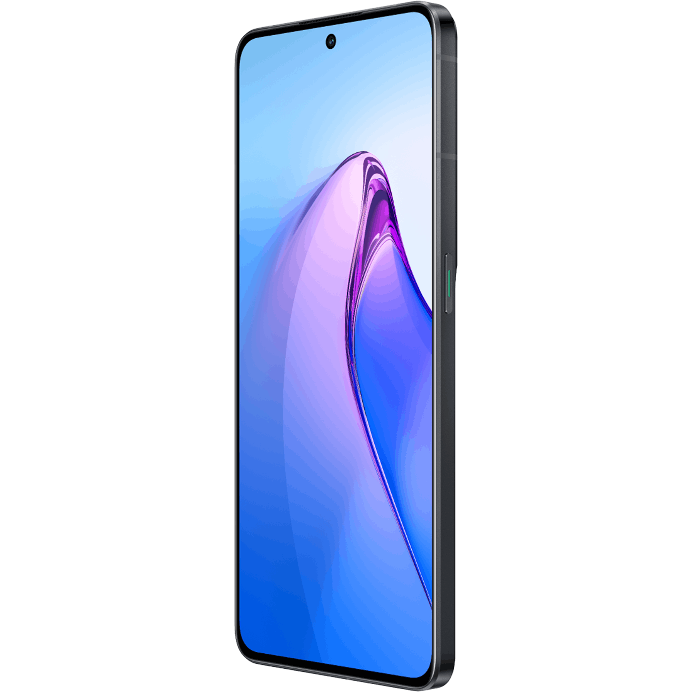 OPPO Reno8 Pro 5G Glazed Black - Aanzicht vanaf links