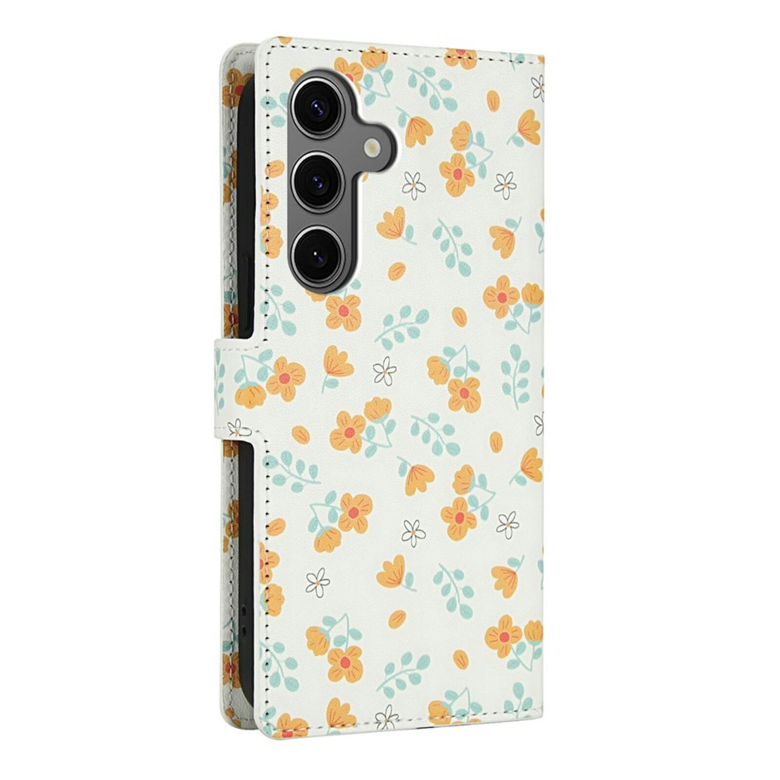 Comfycase Samsung Galaxy S26 Floral Bookcase Hoesje Bloemen