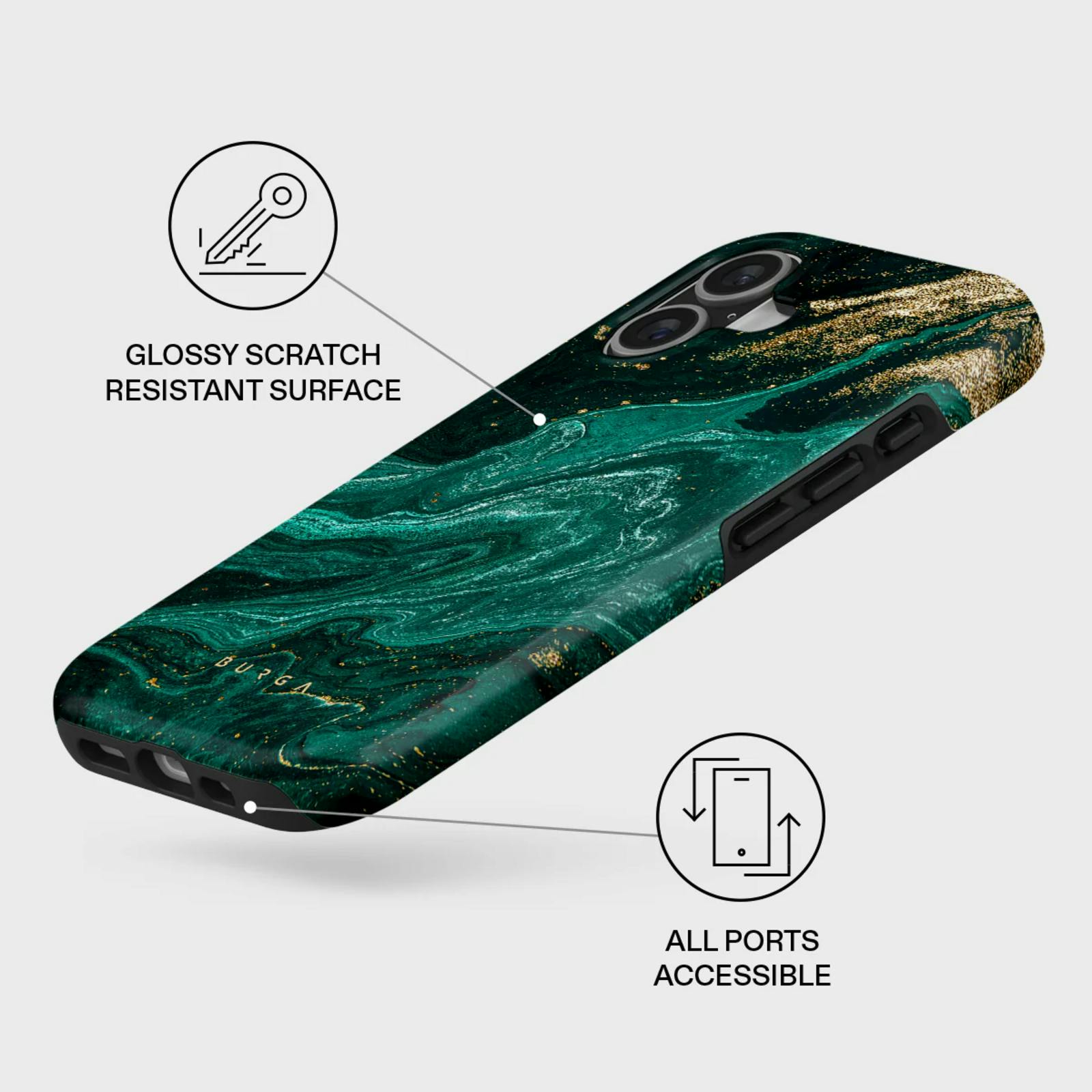 Burga iPhone 17 MagSafe Case Emerald Pool