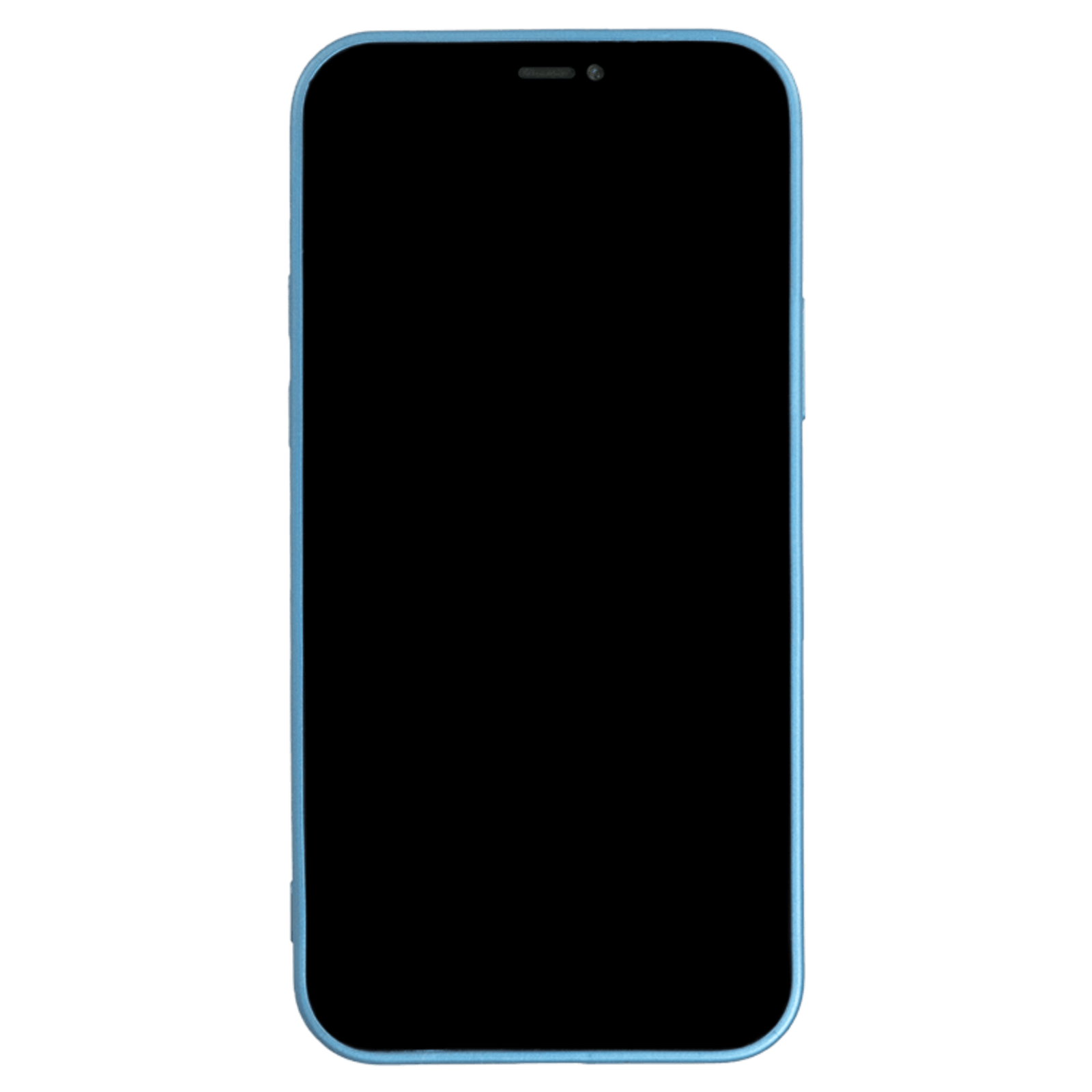 CaseBody iPhone 12 Carbon Metal Frame Hoesje Blauw
