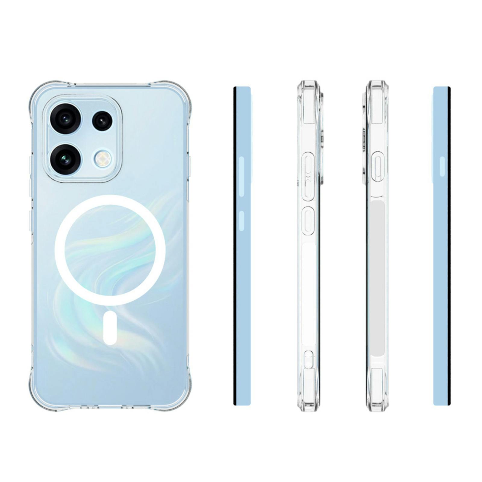 CaseBody OPPO Reno16 F 5G Magnetisch Hoesje Transparant