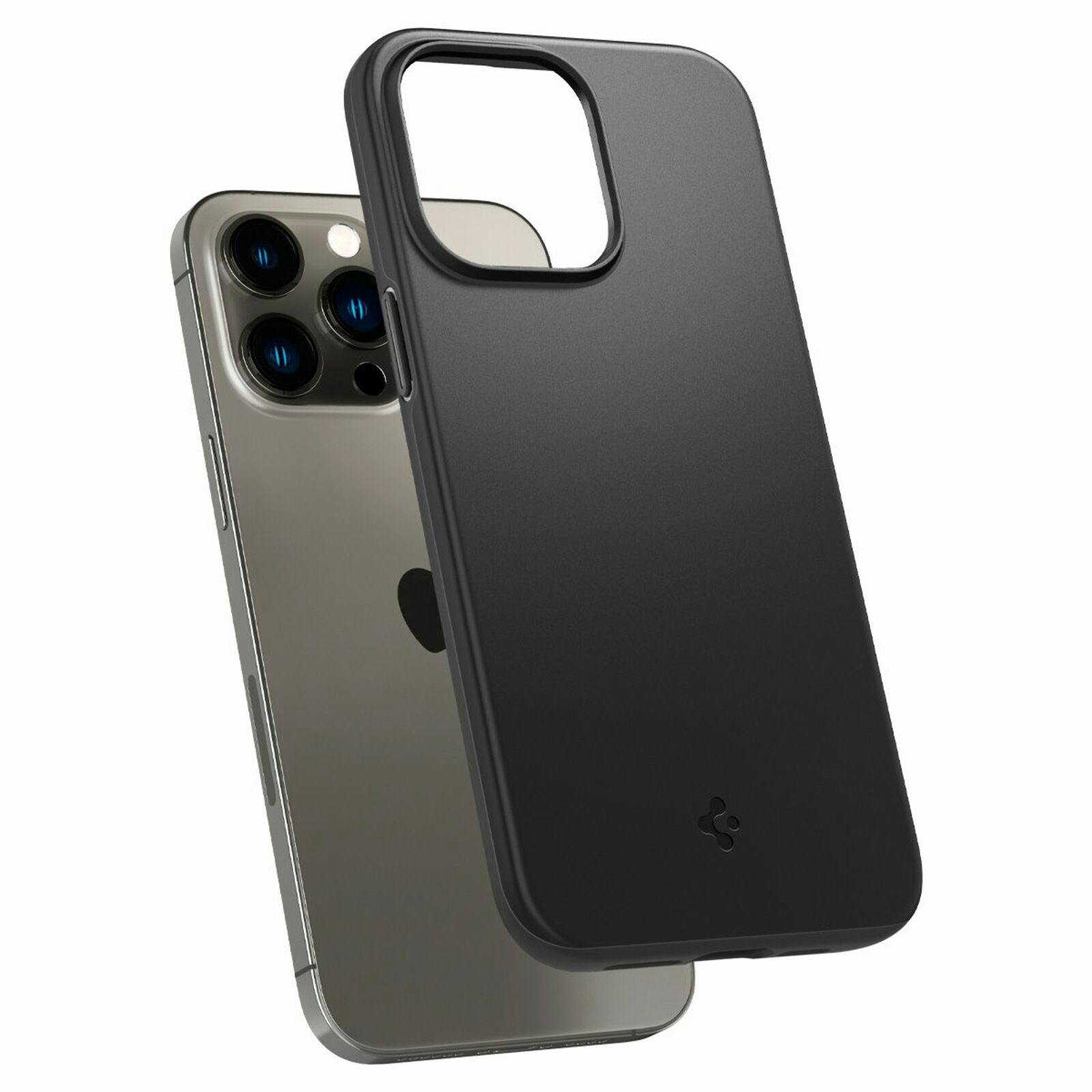 Spigen iPhone 14 Pro Thin Fit Hoesje Zwart