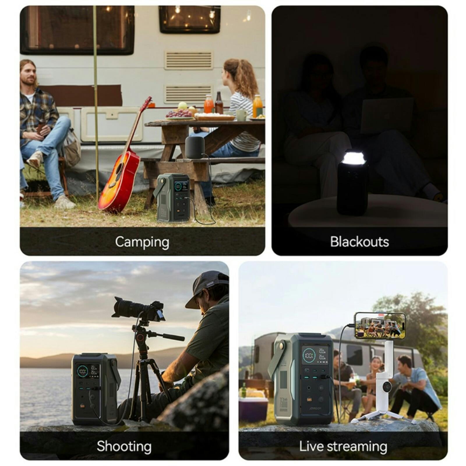 Joyroom 100W 75.000mAh Super Charge Outdoor Power Station Groen 75.000 mAh