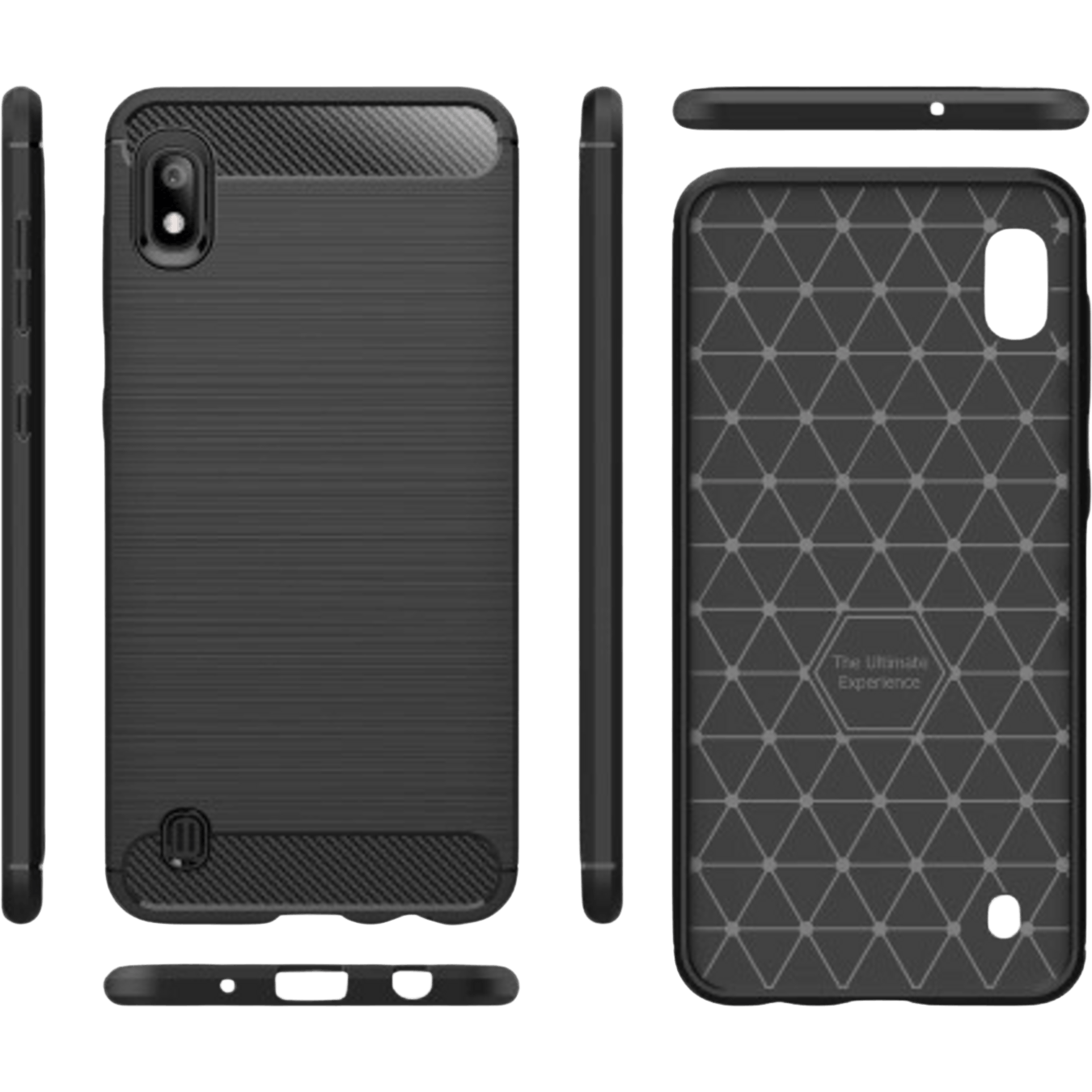 Mocaa Samsung Galaxy A10 Hoesje Schokbestendig Slank Zwart