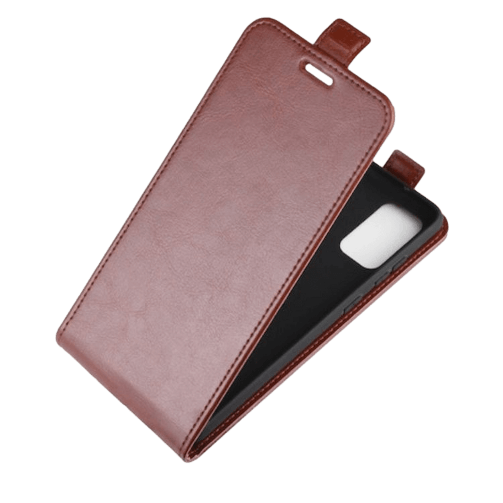 Comfycase Samsung Galaxy S20 Flipcover Hoesje met Pasruimte Bruin