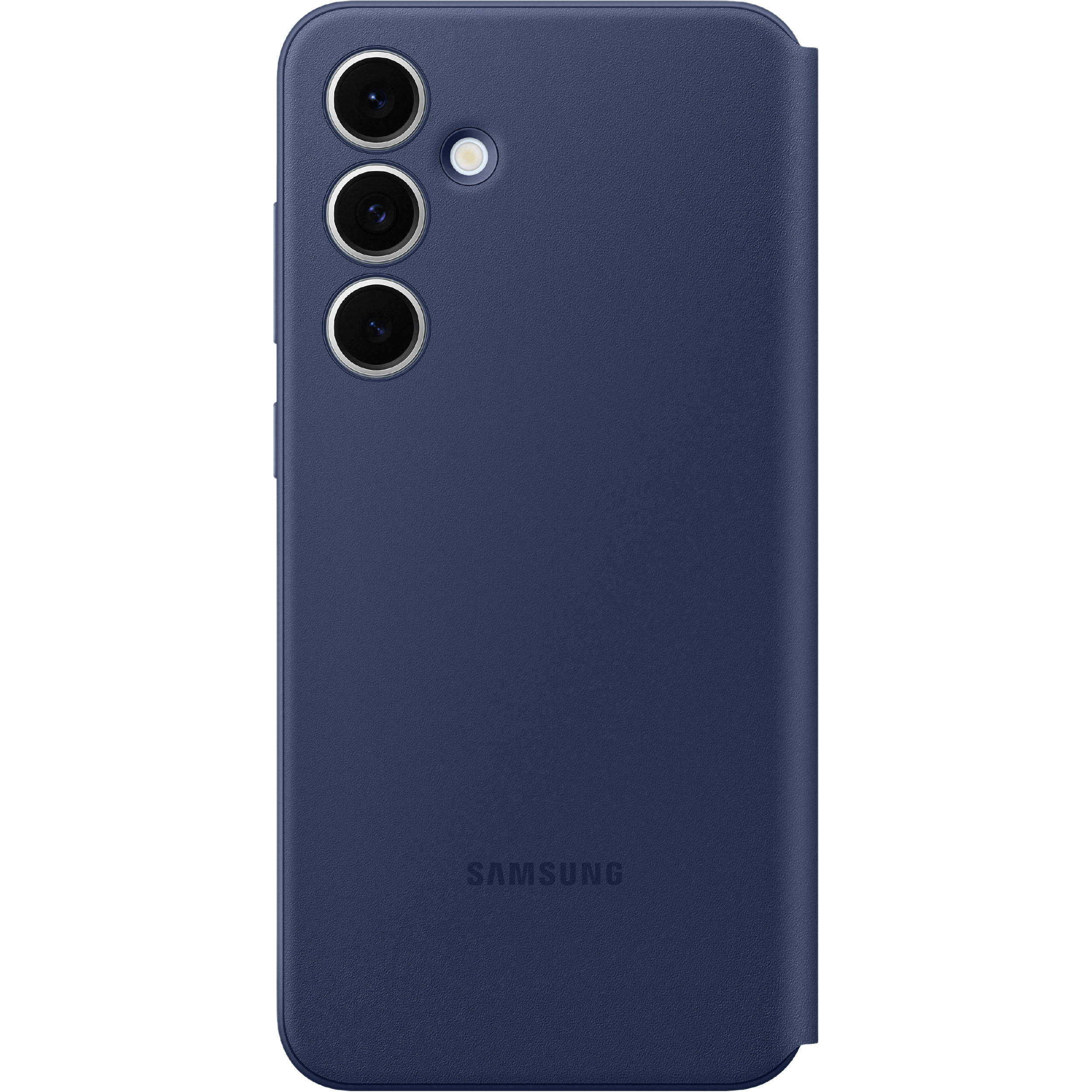 Samsung Galaxy S24 FE Smart View Wallet Hoesje Blauw - Achterkant