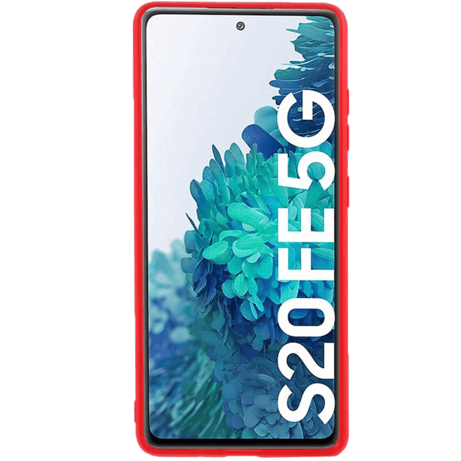 Mocaa Samsung Galaxy S20 FE Telefoonhoesje met Koord Rood