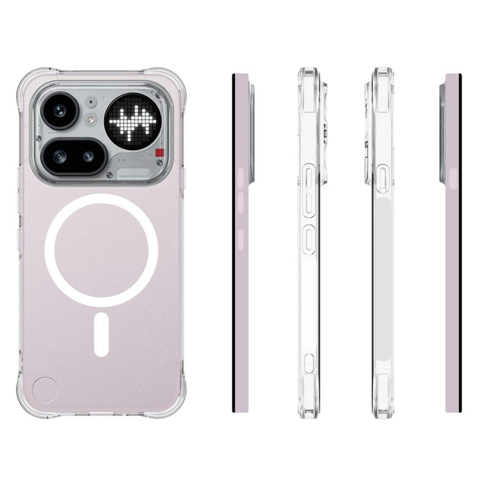 CaseBody Nothing Phone (4a) Pro Magnetisch Hoesje Transparant