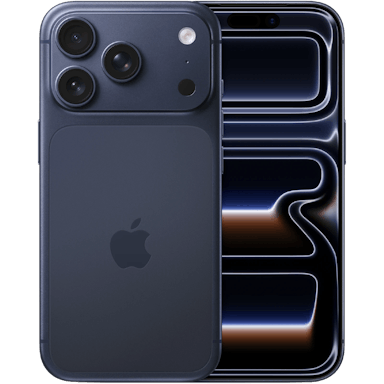 Apple iPhone 17 Pro Deep Blue - Voorkant & achterkant