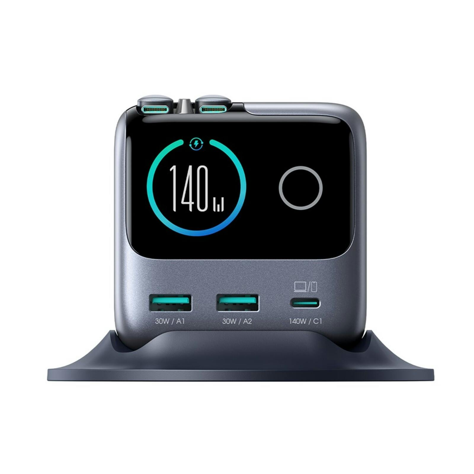 Joyroom 140W GaN Ultra Desktop Charger met Kabels Zwart