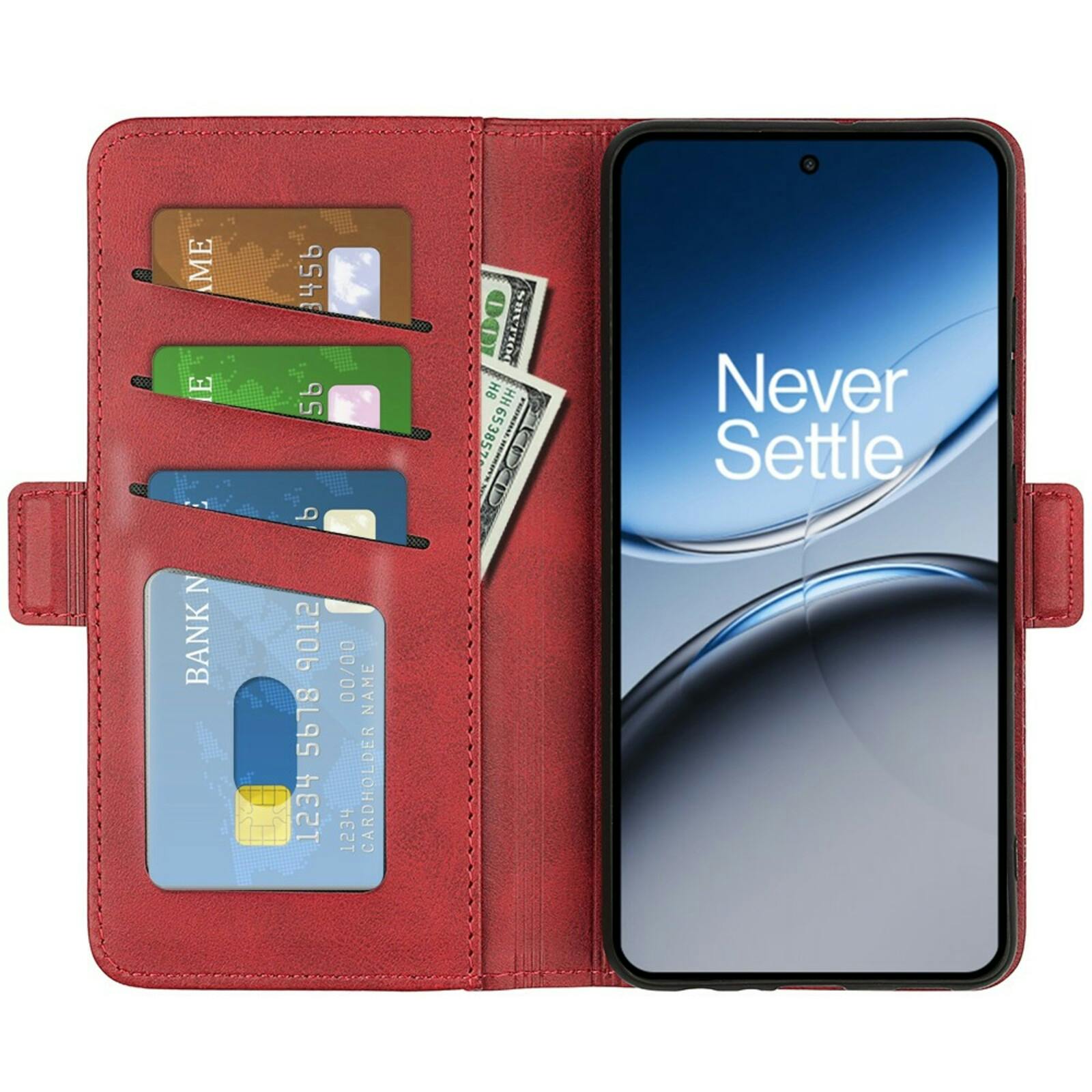 Comfycase OnePlus Nord 4 Bookcase Hoesje Rood