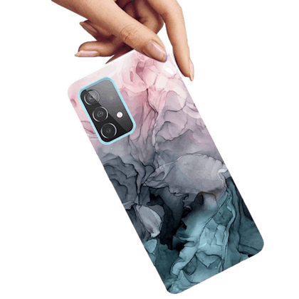 Mocaa Samsung Galaxy A32 Marble Case Meerkleurig