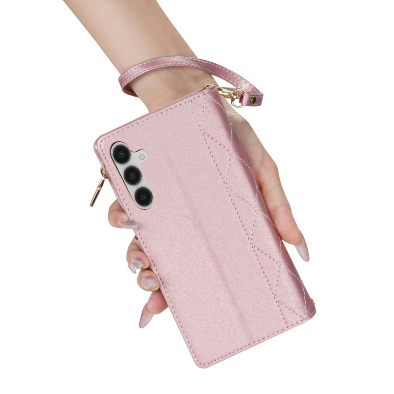 Comfycase Samsung Galaxy A56 Fashion Wallet Case Roségoud