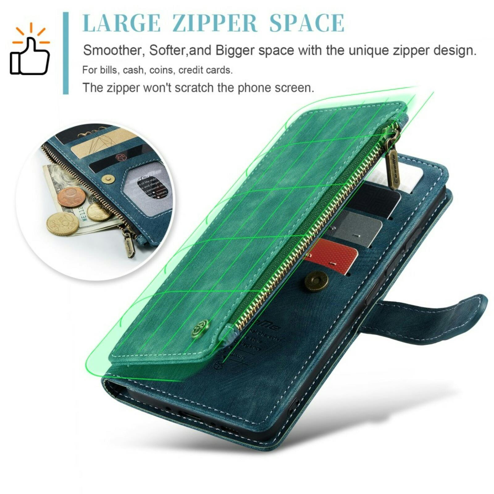 Caseme Samsung A54 Light Wallet Hoesje Blauw