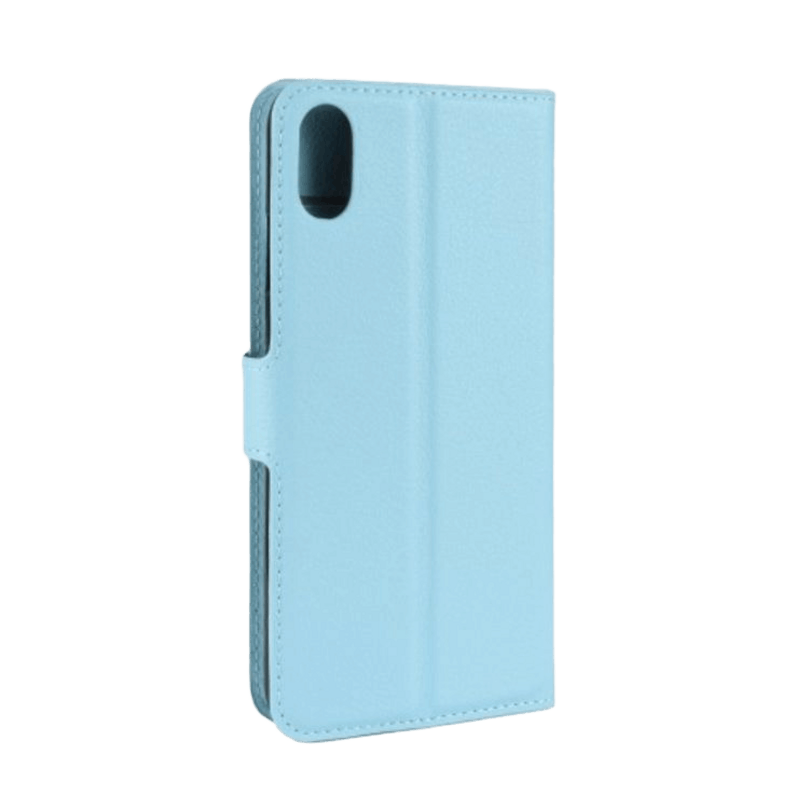 Mocaa iPhone Xs Max Portemonnee Hoesje Pasjes Blauw