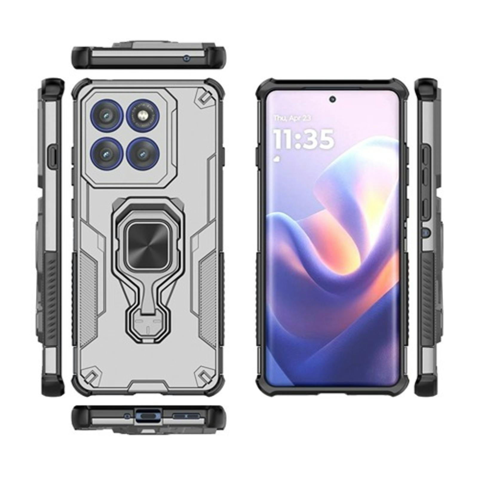 CaseBody Motorola Edge 60 Pro Shield Case Grijs