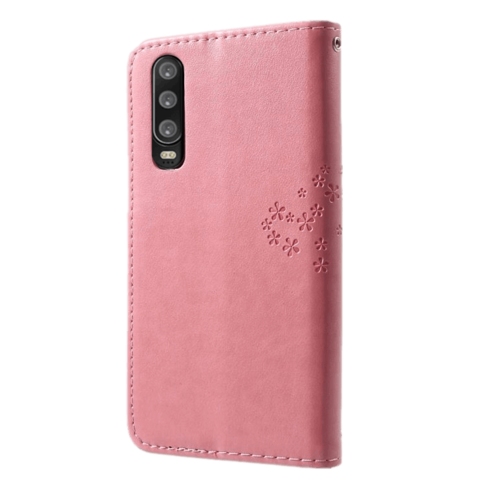 Comfycase Huawei P30 bookcase hoesje uiltjes Roze