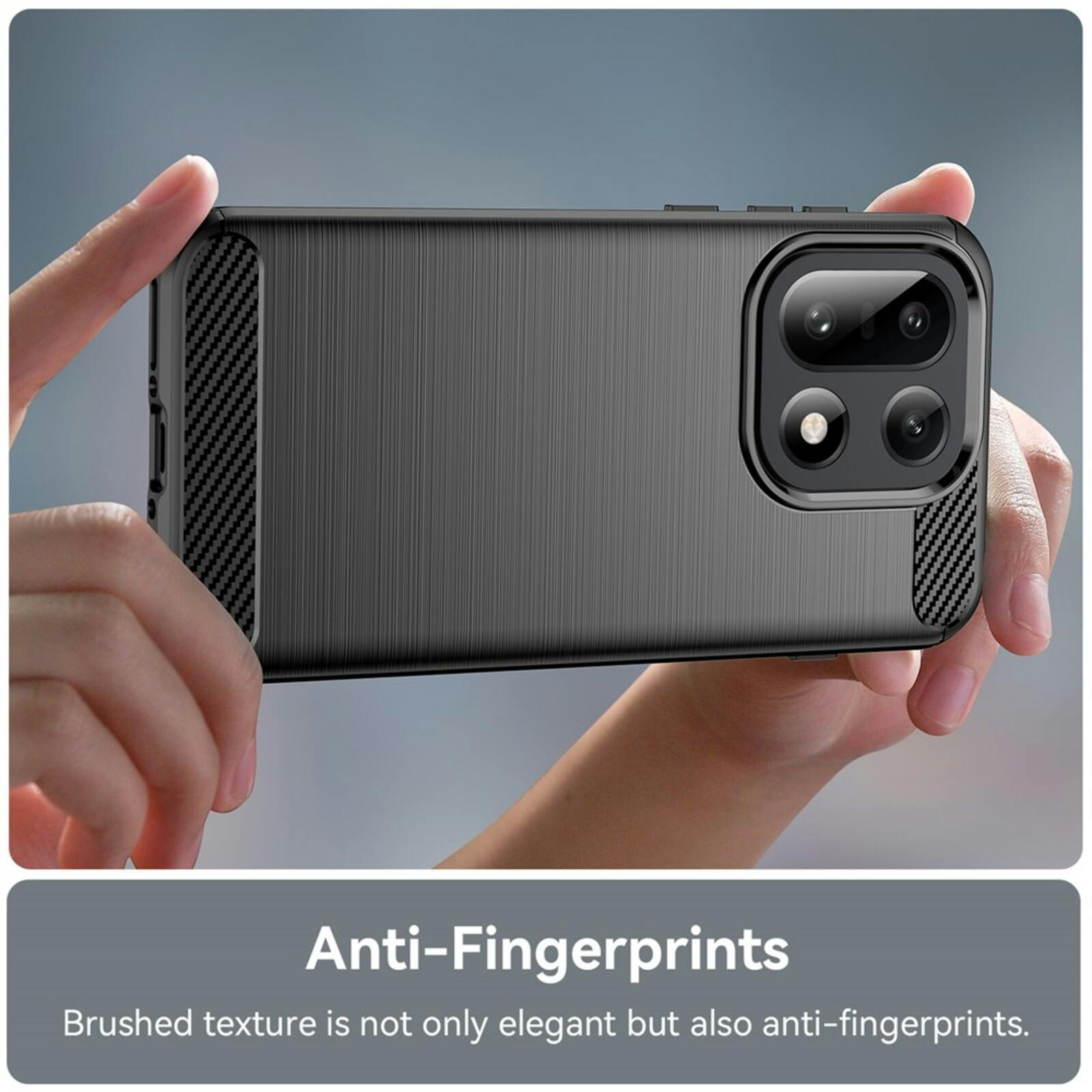 Mocaa OnePlus 15 Schokbestendig Hoesje Zwart