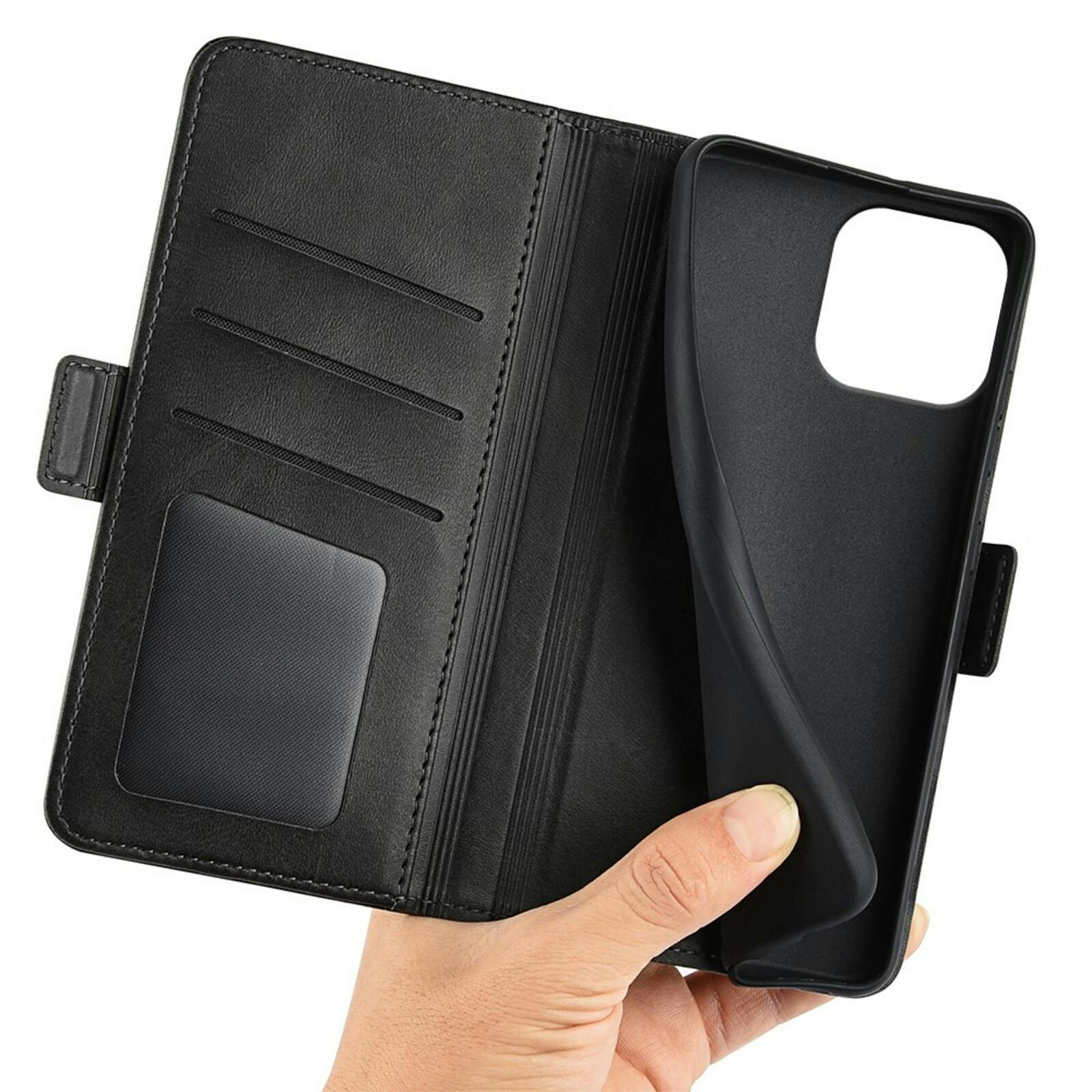 Comfycase Apple iPhone 16 Pro Bookcase Hoesje Zwart