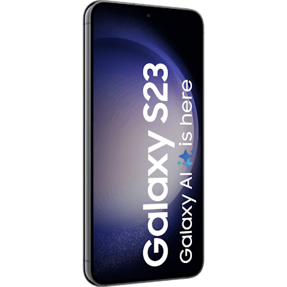 Samsung Galaxy S23 5G Phantom Black - Aanzicht vanaf links