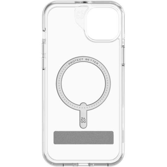 ZAGG iPhone 15 Plus Crystal Palace Kickstand Hoesje Transparant - Voorkant
