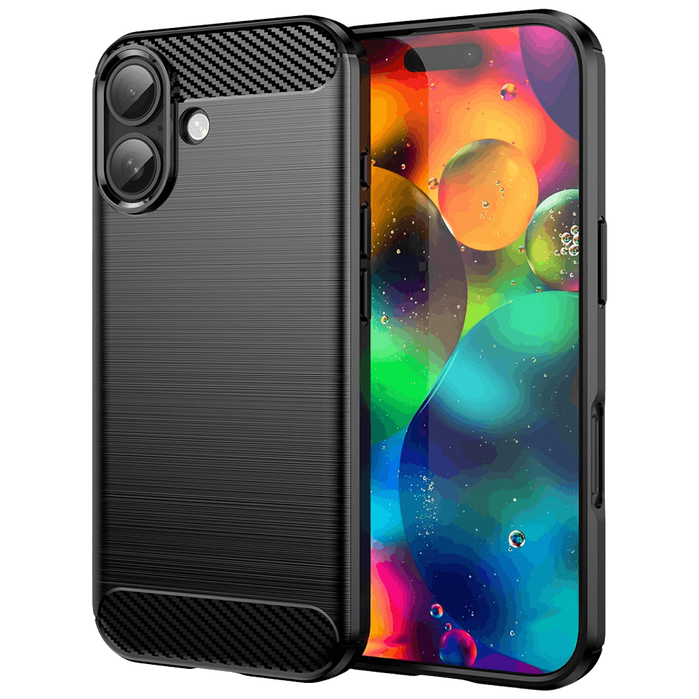 Mocaa Apple iPhone 17 Brushed Hoesje Zwart