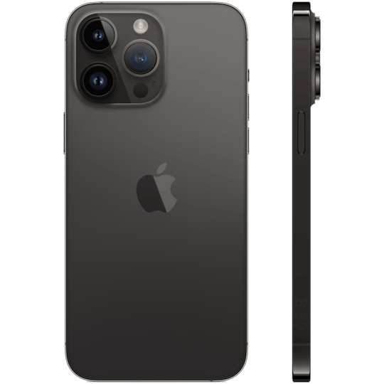 Apple iPhone 14 Pro Max Space Black - Zijkant