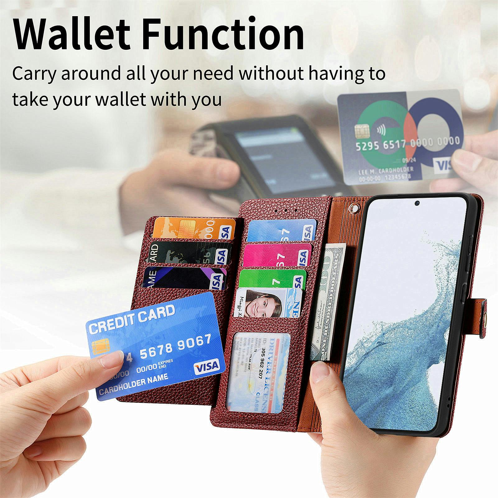 Comfycase Samsung Galaxy A27 Love Heart Wallet Rood