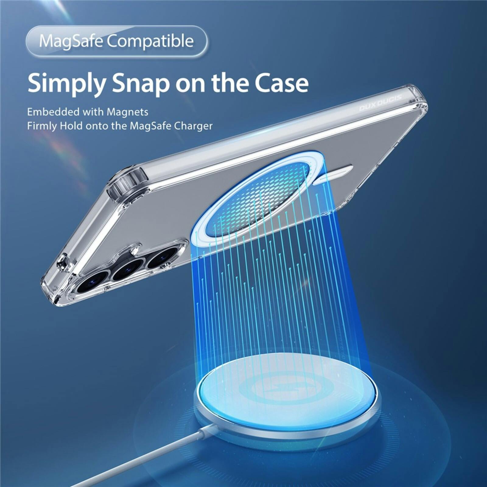 DUX DUCIS Samsung Galaxy S25 MagSafe Hoesje Transparant