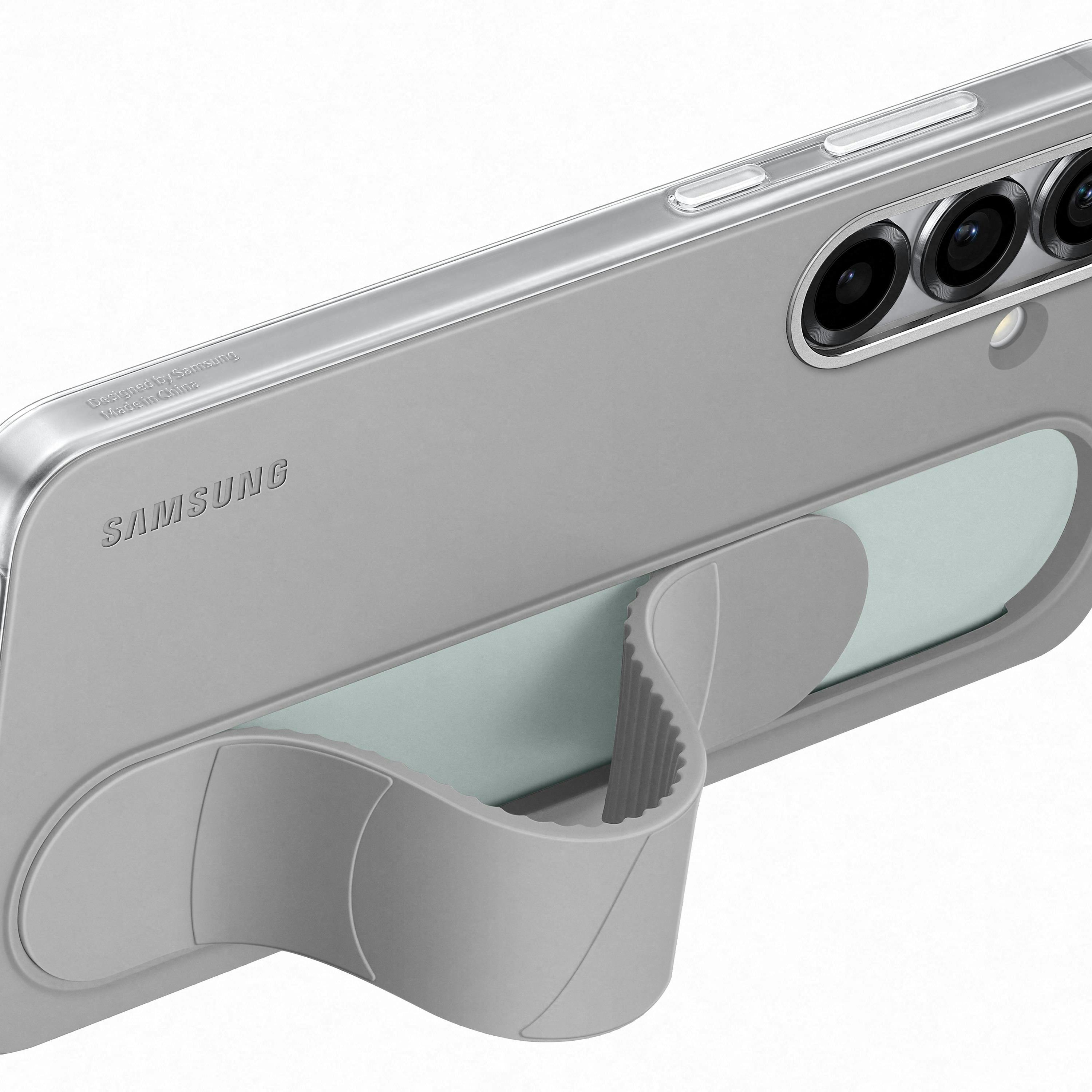 Samsung Galaxy S25 Plus Standing Grip Hoesje Grijs