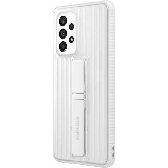 Samsung Galaxy A53 Protective Standing Hoesje White - Voorkant