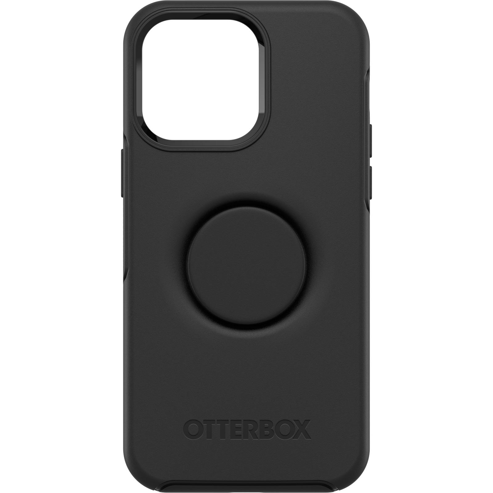 Otterbox Otter + Pop iPhone 14 Pro Max Symmetry Hoesje Zwart