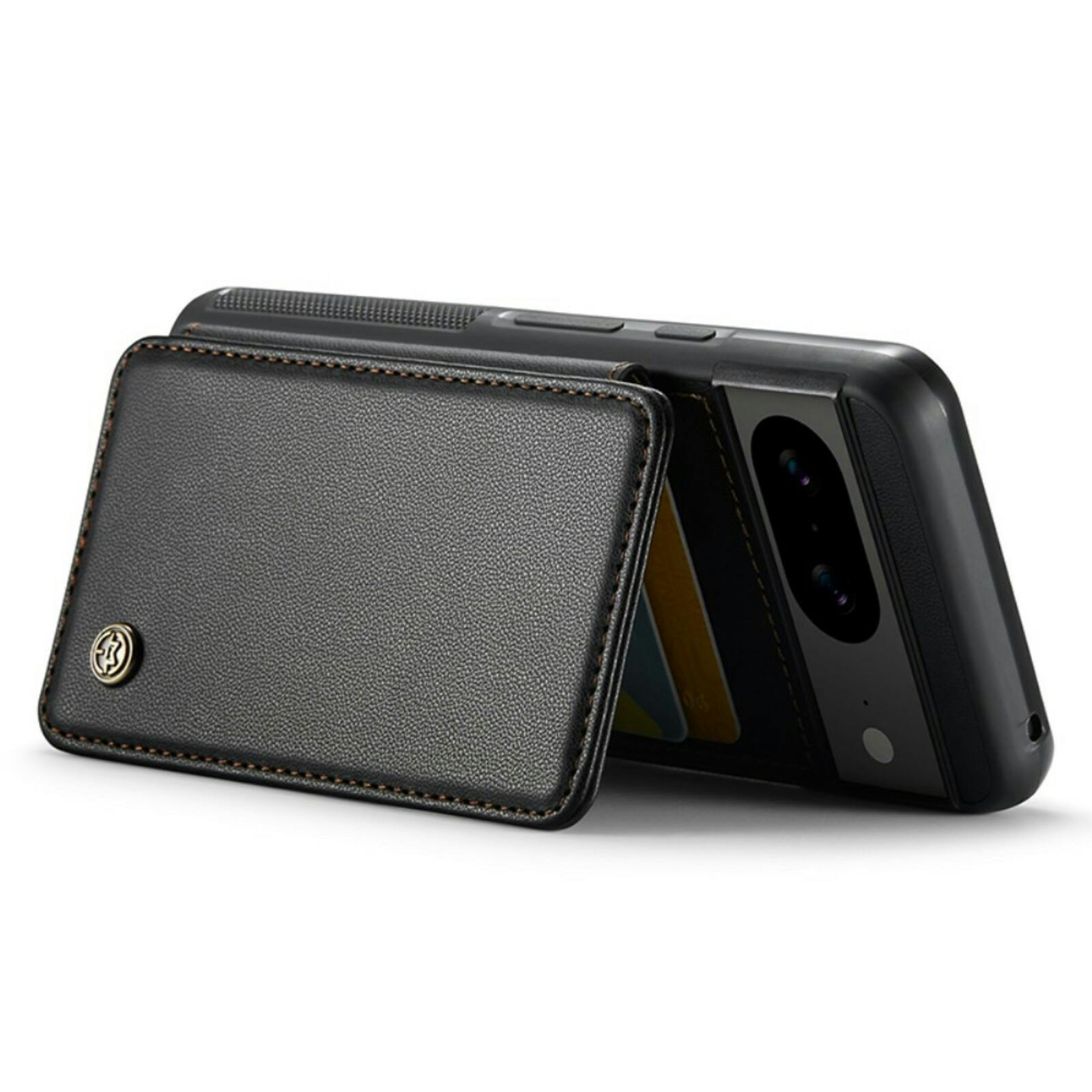 Caseme Google Pixel 8 Wallet Backcover Zwart