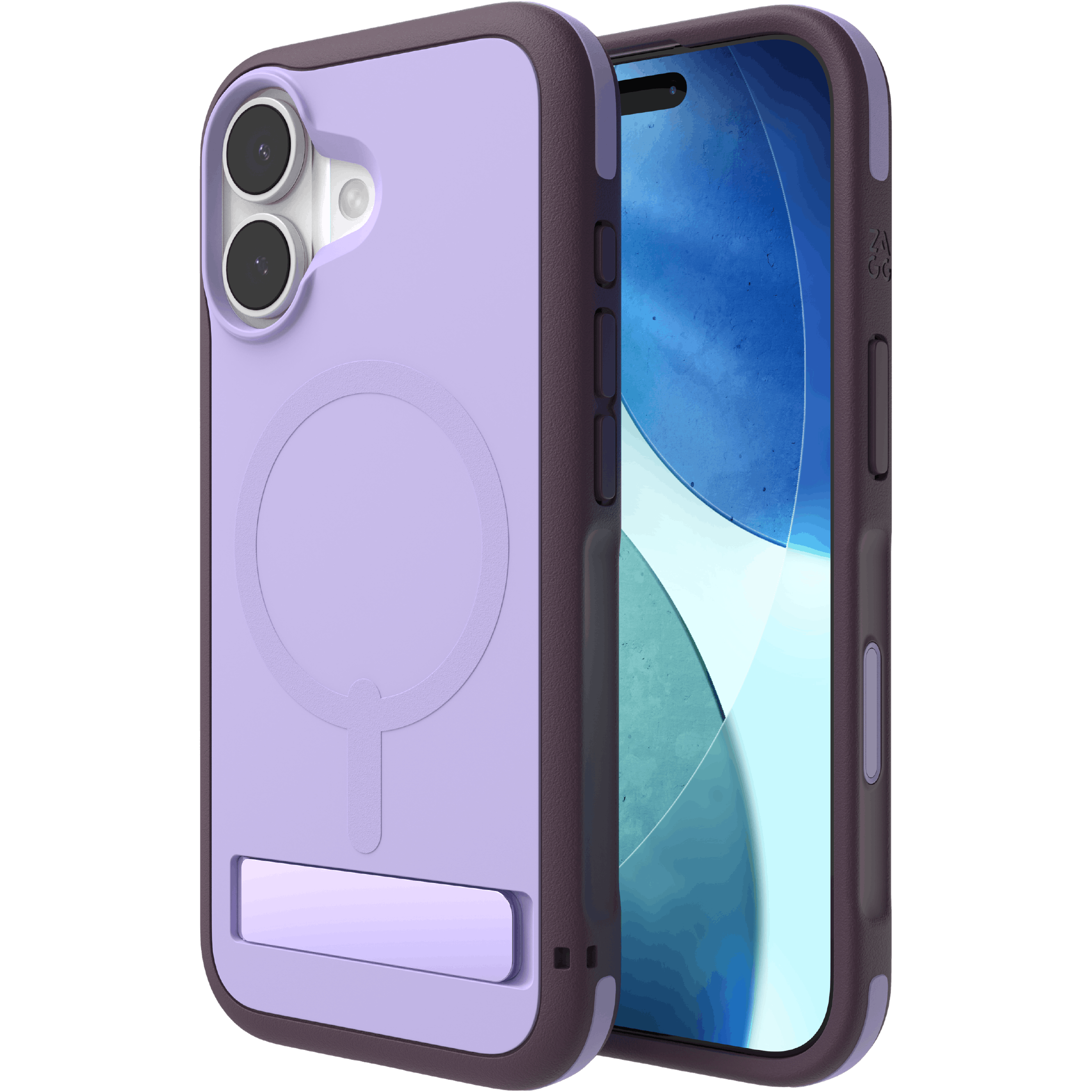 ZAGG iPhone 17 MagSafe Sedona Case Paars - Voorkant