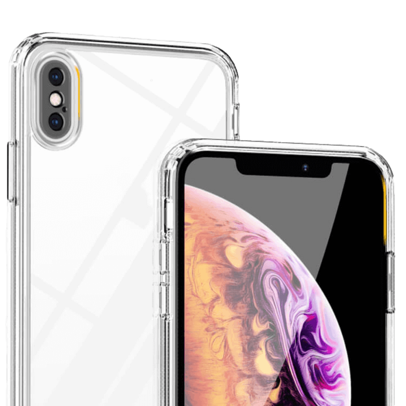 CaseBody iPhone Xs Nekkit Case Transparant