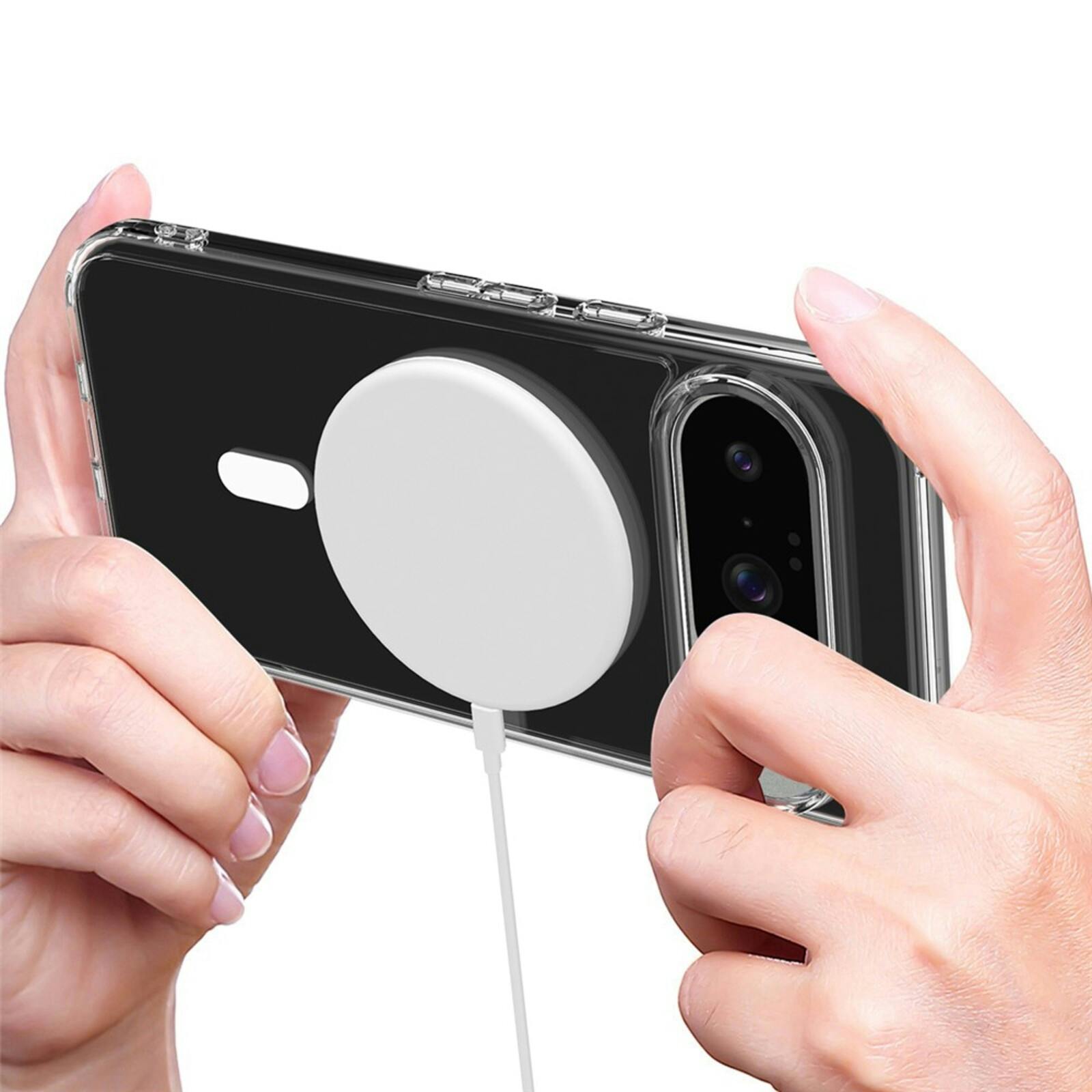 CaseBody Google Pixel 10 MagSafe Airbag Hoesje Transparant