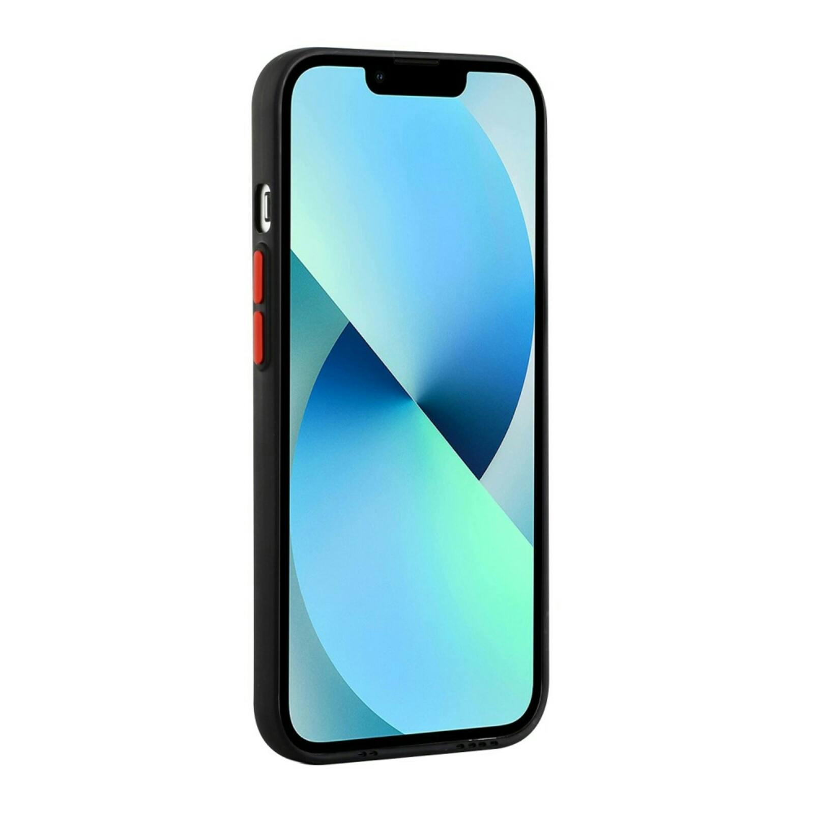 CaseBody iPhone 13 Telefoonhoesje met Kaarthouder Zwart